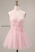 pink-tulle-halter-a-line-short-homecoming-dress-with-3d-flowers