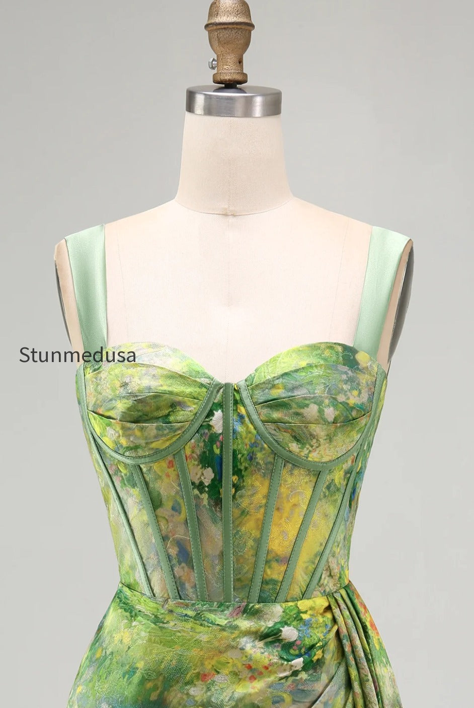floral-apricot-corset-ruched-tight-short-homecoming-dress-with-beading
