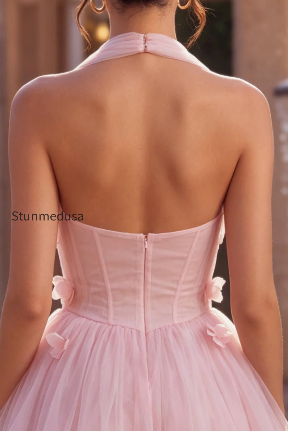 pink-tulle-halter-a-line-short-homecoming-dress-with-3d-flowers